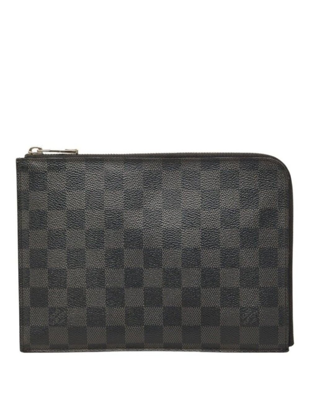 Louis Vuitton Damier Graphite Pochette Jour PM Clutch Black Gray